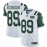 Nike Men & Women & Youth Jets 89 Chris Herndon White NFL Vapor Untouchable Limited Jersey,baseball caps,new era cap wholesale,wholesale hats